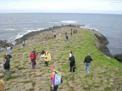 Der Causeway versinkt im Meer