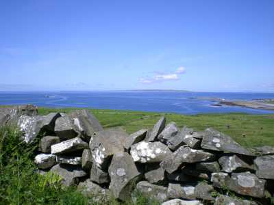 Blick auf die Aran Islands