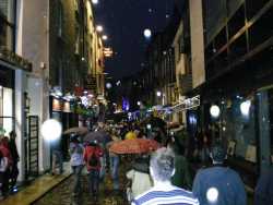 Regen in Temple Bar